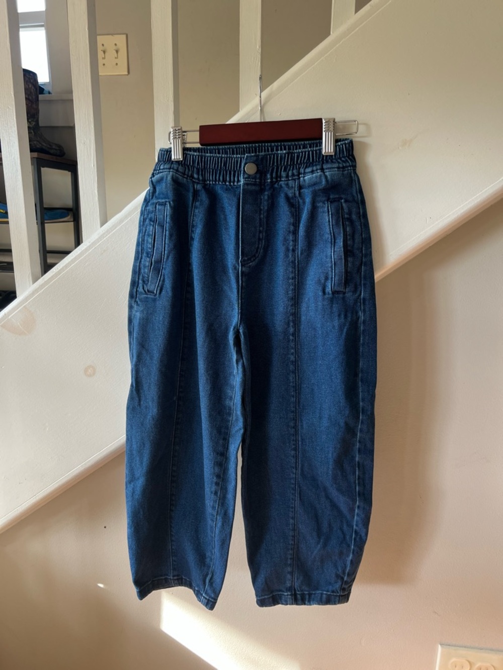 Hanna Andersson Girls Barrel Jean